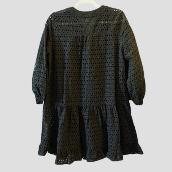 Shoshanna Women's Umbrella Eyelet Mini Dress Size L - Picture 7 of 10